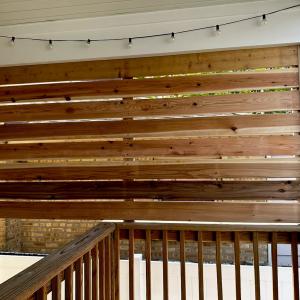 Privacy Fence Addition for Deck