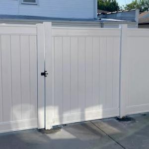 Vinyl Fence Replacement for New Home